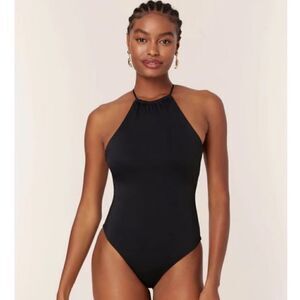 Andie Swim The Asbury One Piece Black Swimsuit‎ New Sz Small